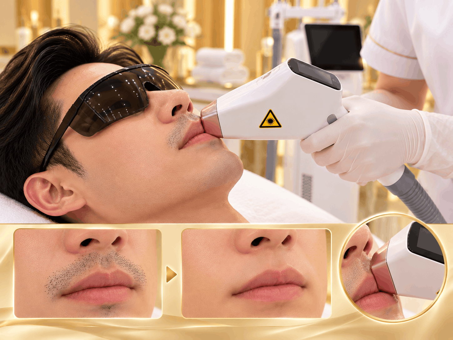 Triệt râu mép